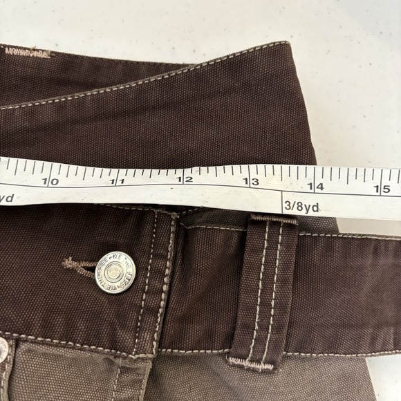 We the Free Womens‎ Daria Maxi Skirt 12 Chocolate Brown Wrap Utility Gorpcore - Picture 5 of 9